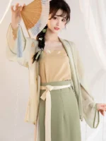 Chinese Modern Hanfu Women’s Casual Dresses Spring Summer - Image 2