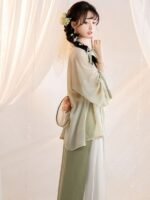 Chinese Modern Hanfu Women’s Casual Dresses Spring Summer - Image 4