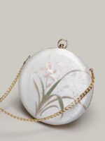 Women’s Crossbody Round Bag Evening Dress Ring Handbag - Image 2