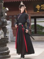 Wuxia Hanfu Set for Women & Men – Unisex Martial Arts Costume Outfit - Image 2