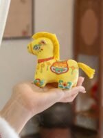 Lucky Horse Embroidered Chinese Sachet Ornament – Festival Hanging Gift - Image 3