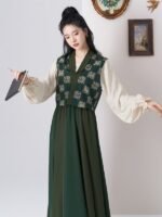 Asian Style Dress Chinese Tang Style Modern Hanfu - Image 4