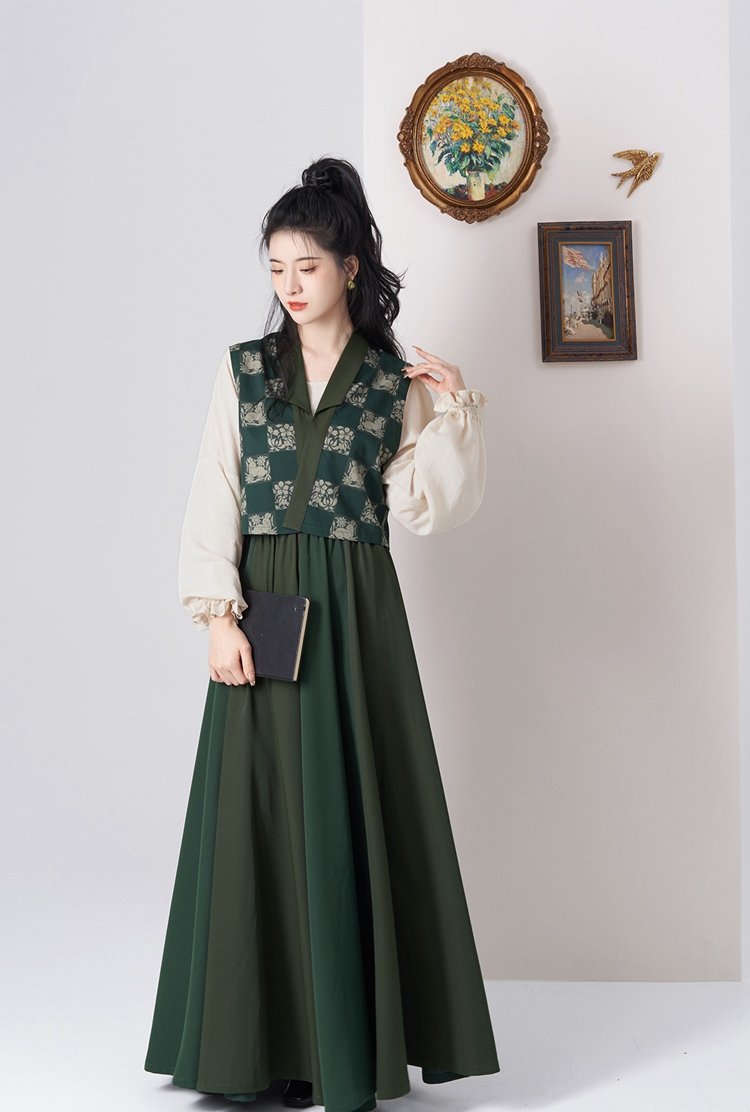 Asian Style Dress Chinese Tang Style Modern Hanfu