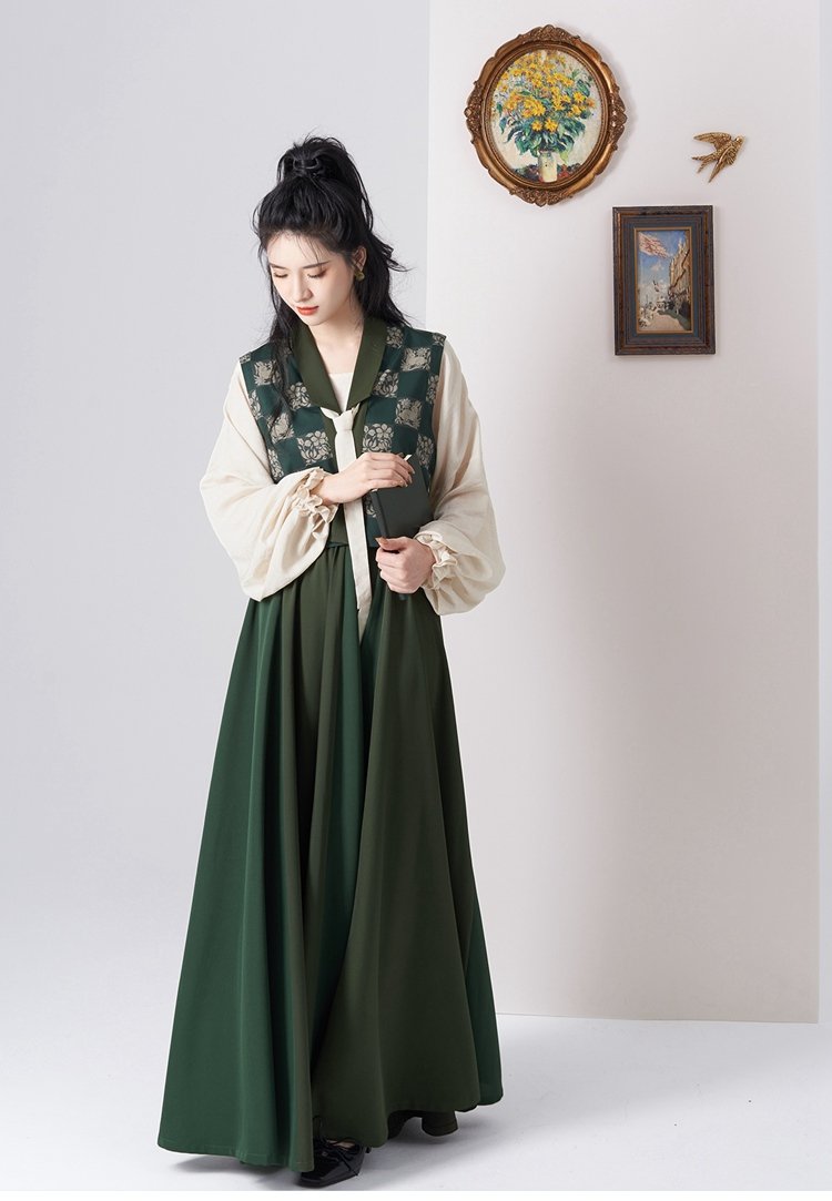 Asian Style Dress Chinese Tang Style Modern Hanfu
