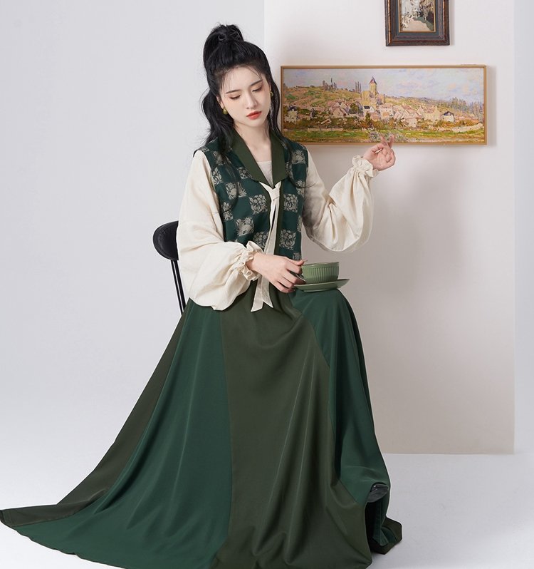 Asian Style Dress Chinese Tang Style Modern Hanfu