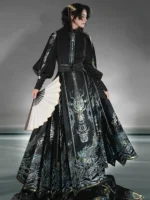 Black Hanfu Male Chinese Traditional Costume - Image 2