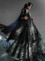 Black Hanfu Male Chinese Traditional Costume - Image 3