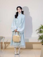 Blue Fashion Dress Chinese Modern Hanfu - Image 4