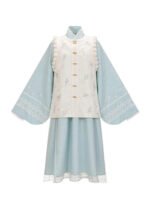 Blue Fashion Dress Chinese Modern Hanfu - Image 5