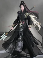 Chinese Ancient Embroidery Hanfu Clothing Male
