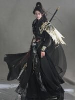 Chinese Ancient Embroidery Hanfu Clothing Male - Image 5