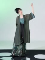 Chinese Clothing Ming Dynasty Hanfu Horse Face Skirt - Image 5