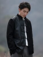 Chinese Collar Jacket Loose Tang Suit Men