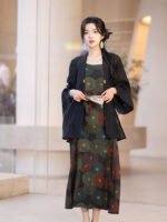 Chinese Dress Outfit Ming Style Hanfu Shirt and Dress