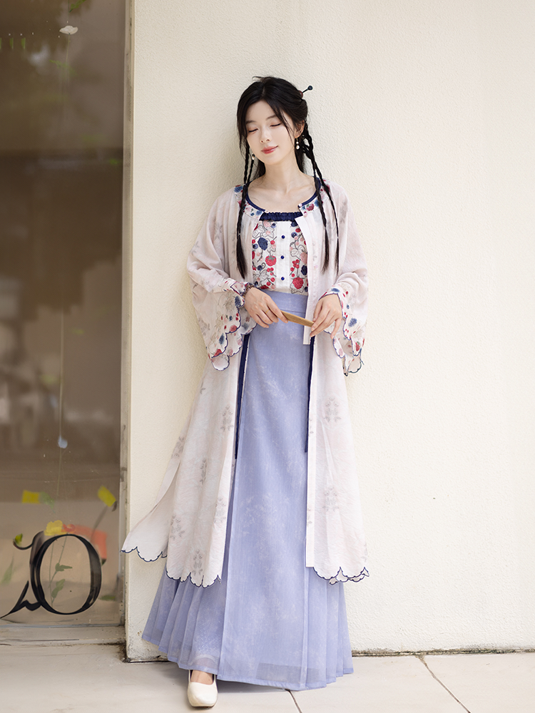 Chinese Dress for Women Embroidered Hanfu Set