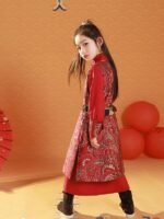 Chinese Girls Hanfu Traditional Performance Costume - Image 4