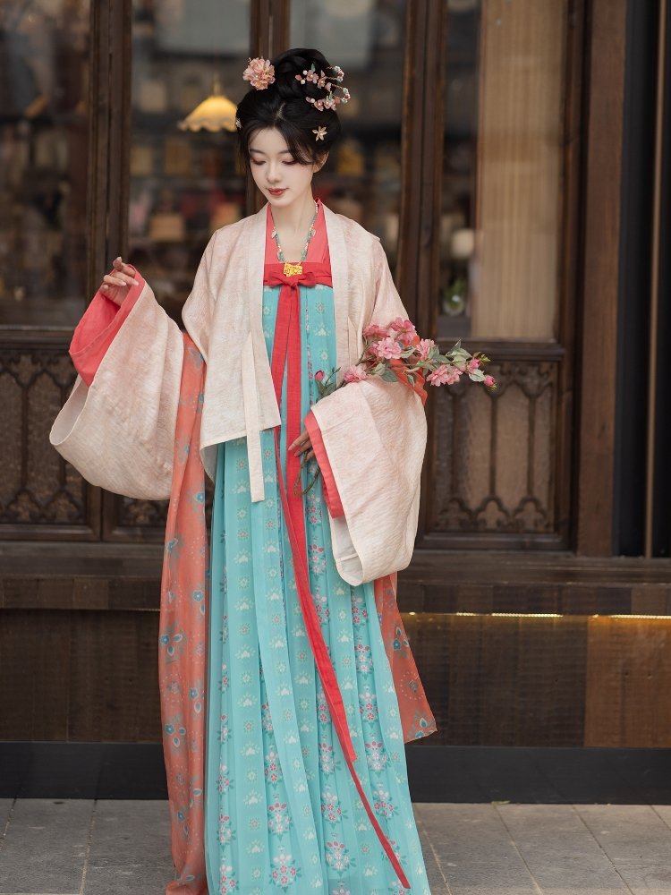 Chinese Hanfu Tang Dynasty Dress Female