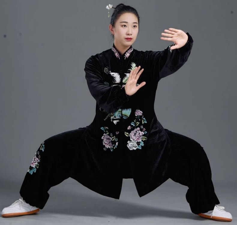 Chinese Kung Fu Outfit Embroidery Tai Chi Suit
