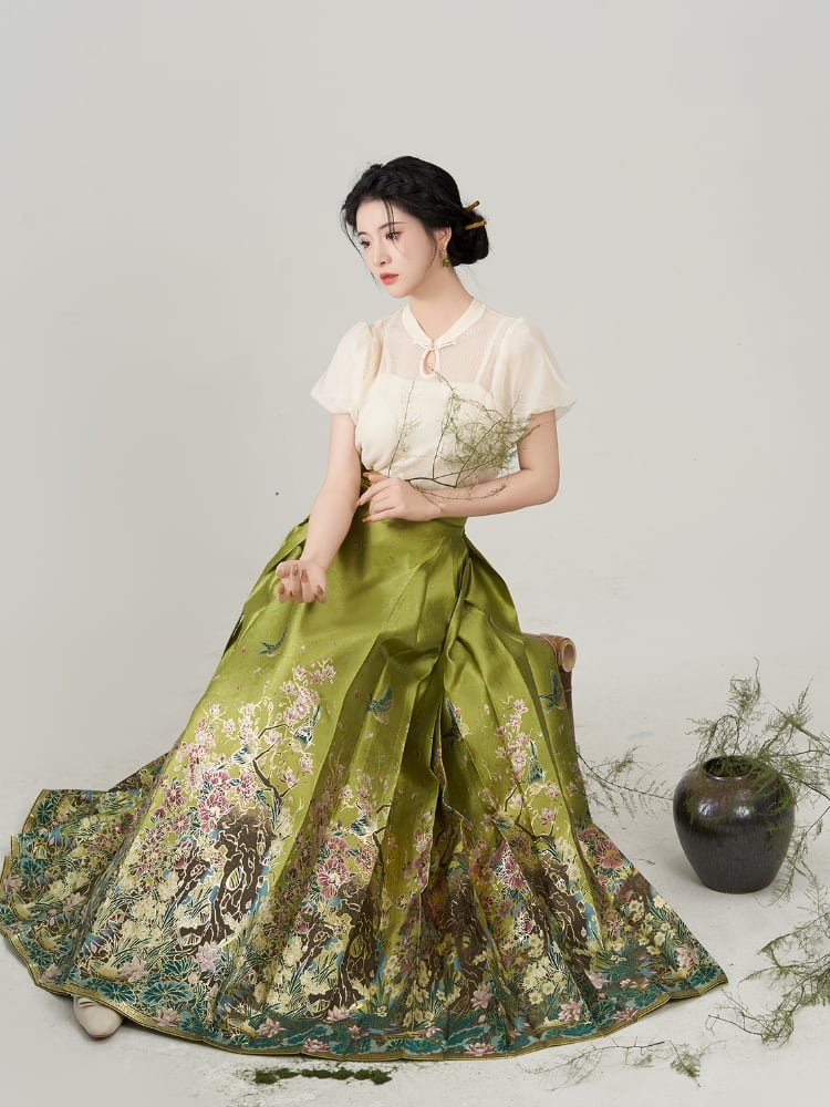 Chinese Modern Dress Ming Dynasty Fashion Hanfu