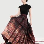 Chinese Modern Hanfu Ma Mian Skirt Set
