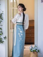 Chinese New Hanfu Embroidered Daily Hanfu Dress - Image 2