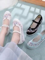 Chinese Shoes Hanfu Qipao Embroidered Dance Shoes