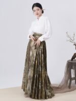 Chinese Style Clothing Embroidered Ming Dynasty Hanfu - Image 3