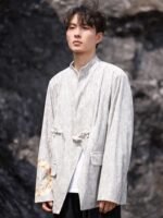 Chinese Style Coat For Man Loose Jacket - Image 4