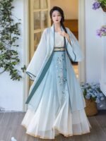 Chinese Style Hanfu Dresses Embroidery Fashion Hanfu