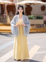 Chinese Style Spring Dress Jin Dynasty Hanfu - Image 4