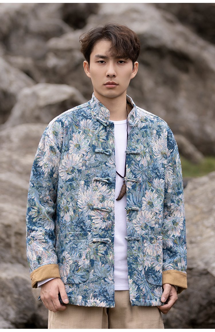 Chinese Style Suit Tang Style Loose Jacket Men