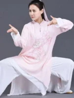 Chinese Tai Chi Clothes Embroidery Performance Suit - Image 3