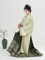 Chinese Traditional Clothing Embroidered Hanfu Set