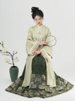 Chinese Traditional Clothing Embroidered Hanfu Set - Image 4