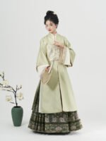 Chinese Traditional Clothing Embroidered Hanfu Set - Image 2