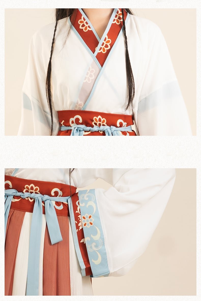 Chinese Traditional Clothing Wei Jin Style Hanfu Dress