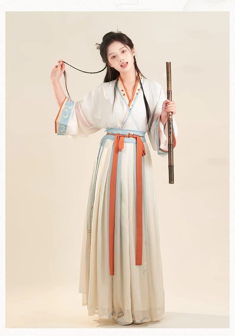 Chinese Traditional Clothing Wei Jin Style Hanfu Dress