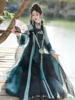 Chinese Traditional Dress Female Tang Hanfu Dress - Image 3