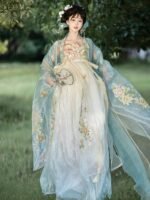 Chinese Traditional Dress For Female Embroidery Hanfu - Image 6
