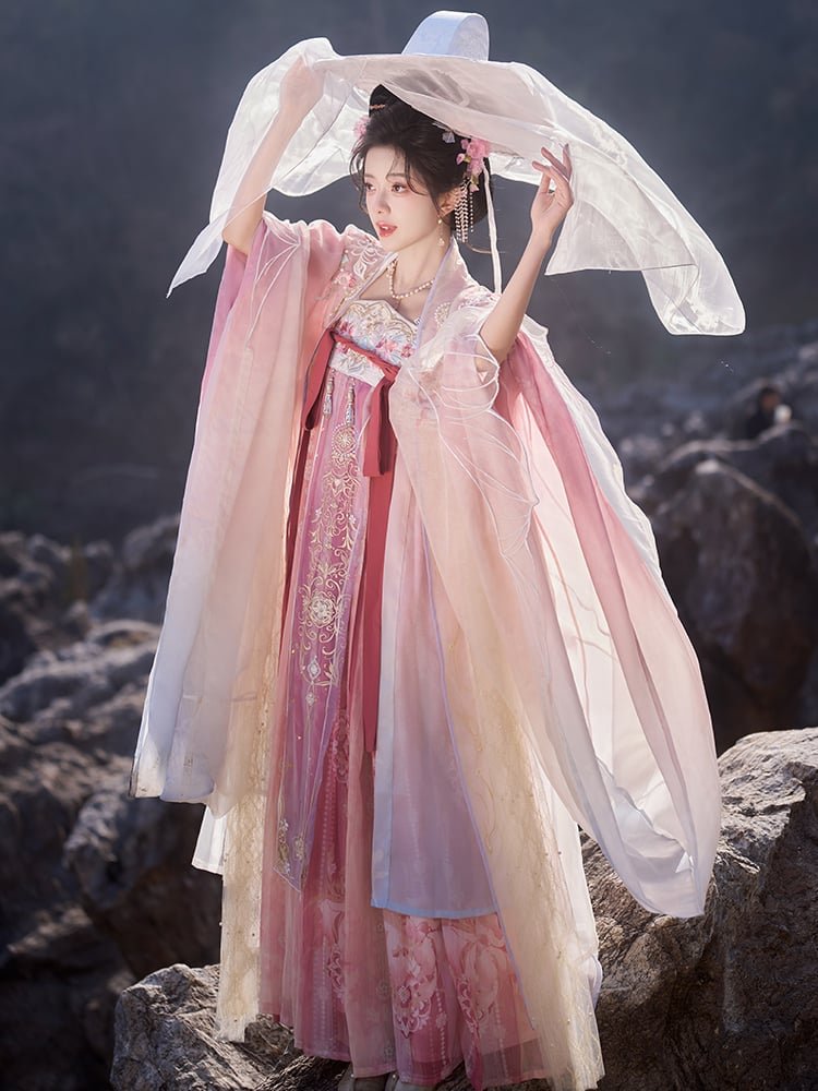 Chinese Traditional Dress for Women Embroidery Hanfu
