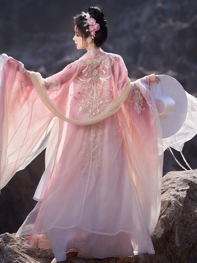 Chinese Traditional Dress for Women Embroidery Hanfu