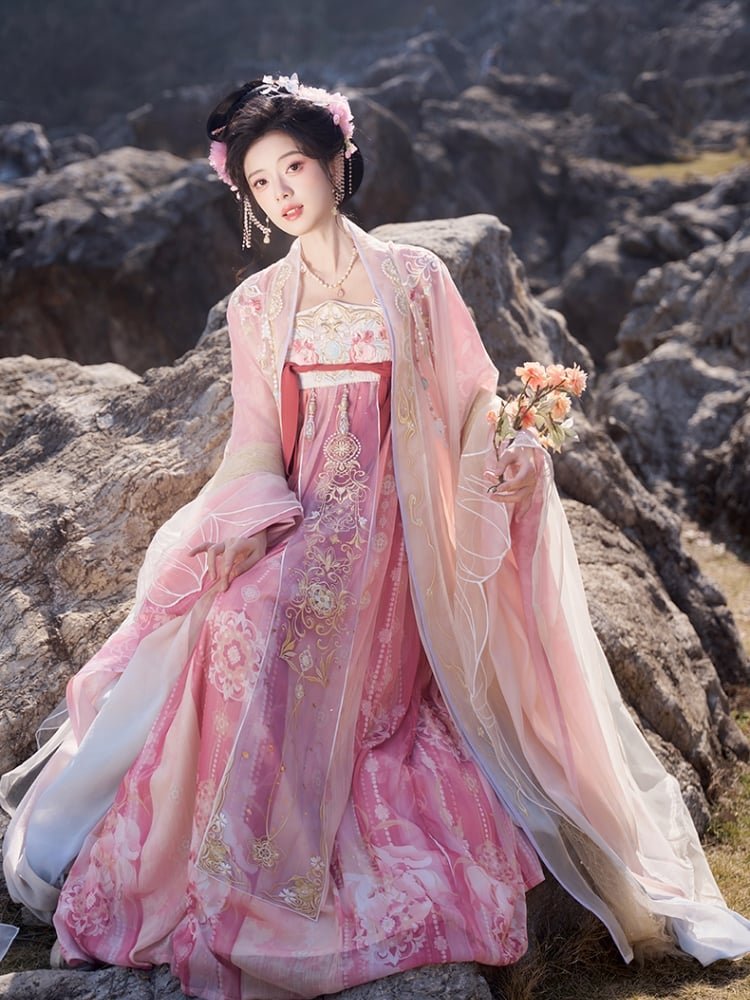 Chinese Traditional Dress for Women Embroidery Hanfu