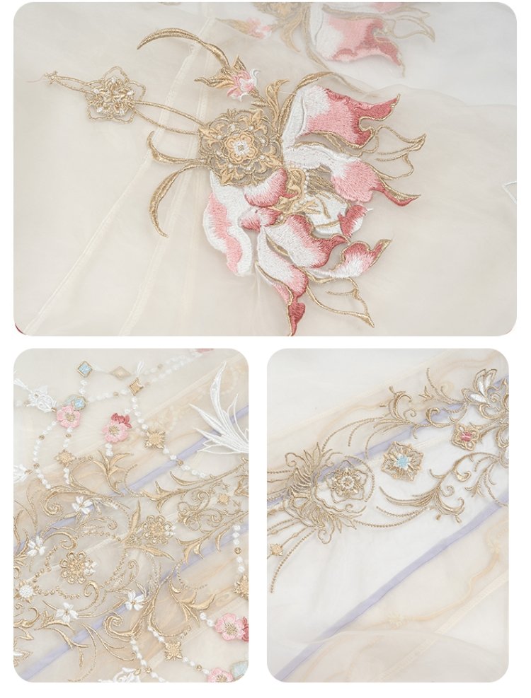 Chinese Traditional Dress for Women Embroidery Hanfu