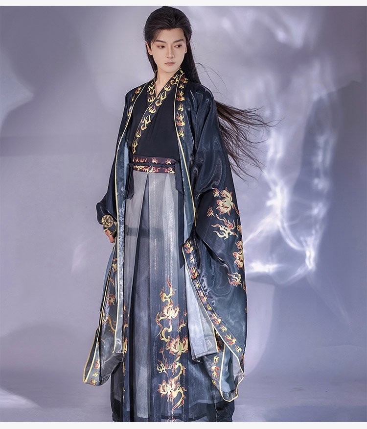 Chinese Traditional Dress For Male Jin Style Hanfu