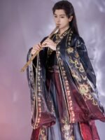 Chinese Traditional Dress For Male Jin Style Hanfu - Image 4