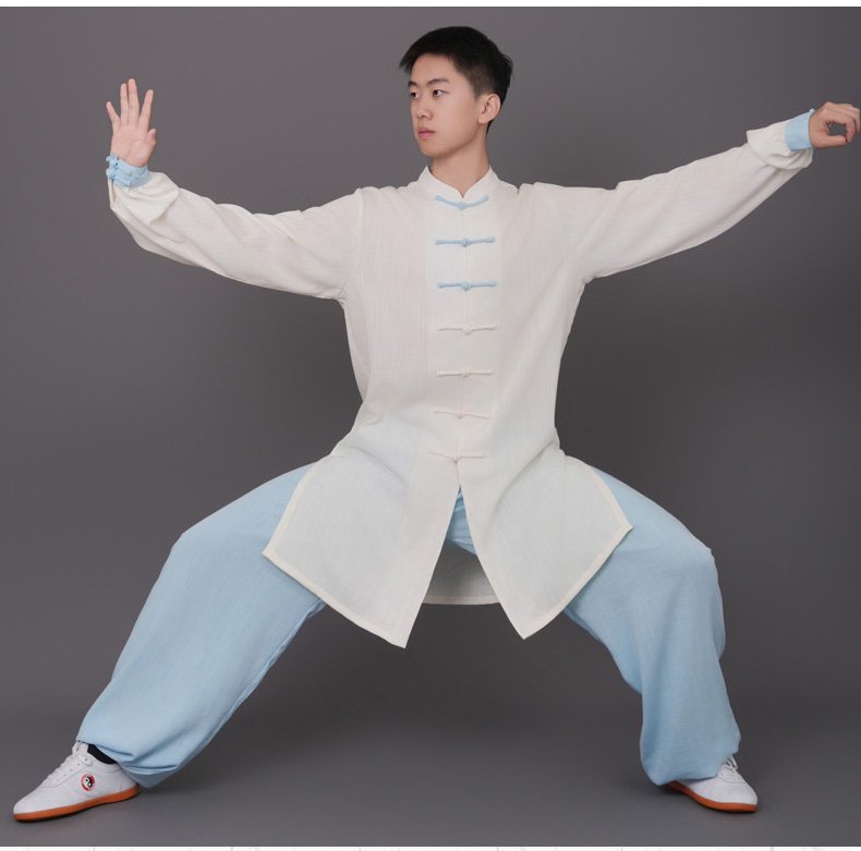 Cotton Linen Tai Chi Suit for Male and Female