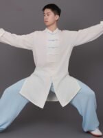 Cotton Linen Tai Chi Suit for Male and Female - Image 3