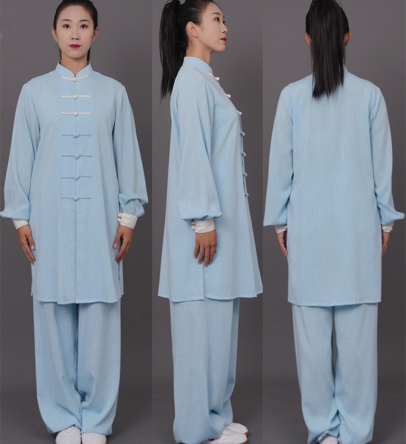 Cotton Linen Tai Chi Suit for Male and Female