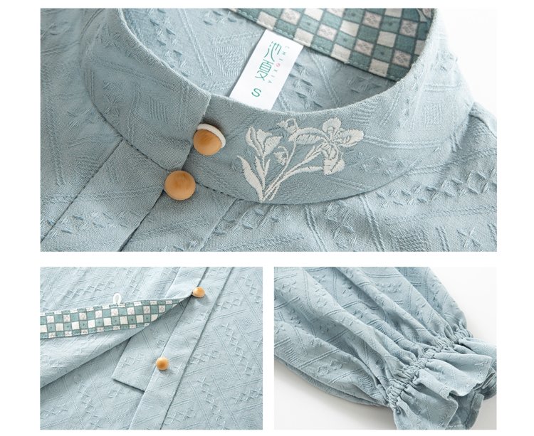 Daily Hanfu Outerwear with Embroidered