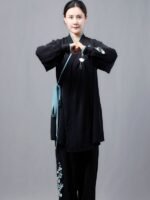 Elegant Hanfu Style Kung Fu Suit Women